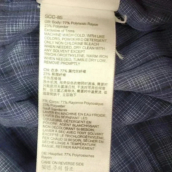 Marmot Men's Button Up Shirt Med. Short Sleeve Blue Plaid Side Split Relaxed - Picture 16 of 16